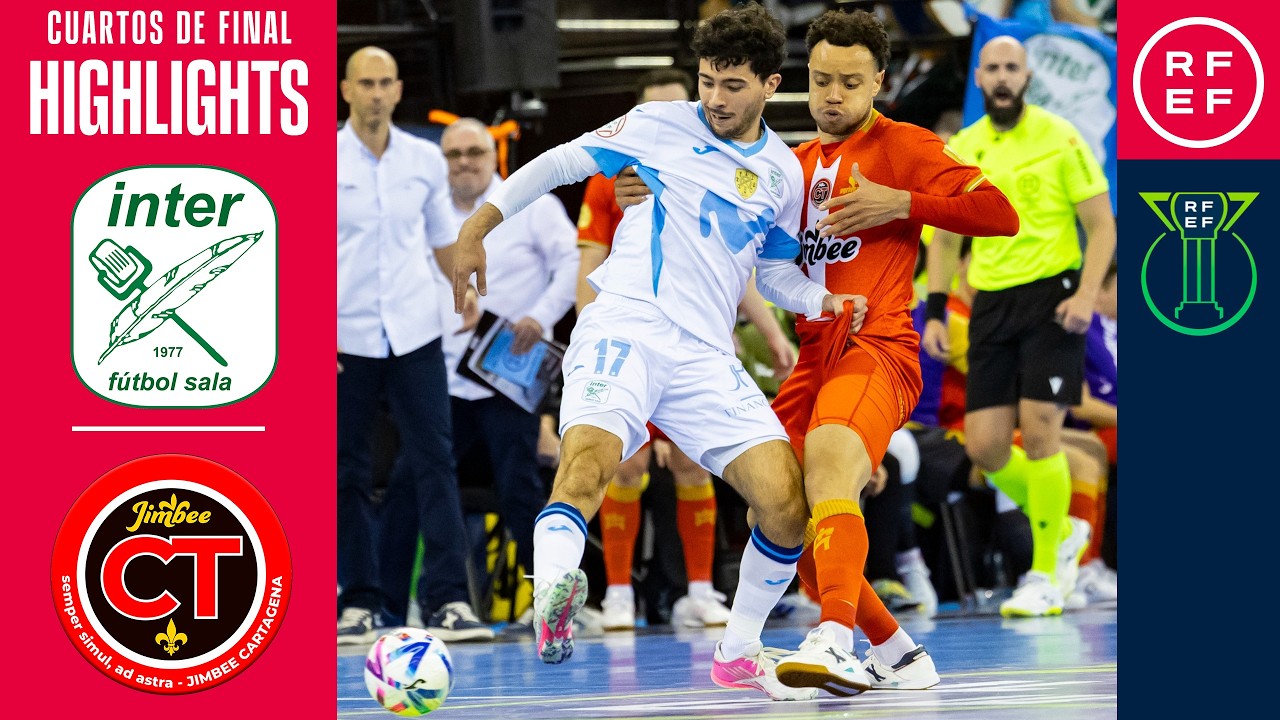 Movistar Inter vence 8-3 a Jimbee en Cuartos de Final ⚽