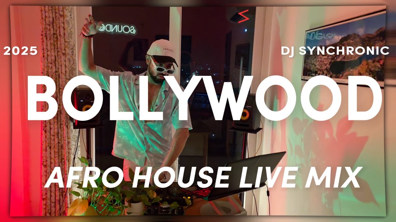 Dj Synchronic | Bollywood Afro House Mix | Non Stop Bollywood Live Mix | 2025 Bolly Afro Indo Music