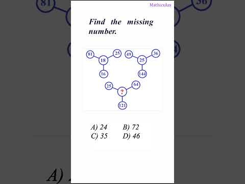 Missing number = ? | Easy | Olympiad Style | With Solution #maths
