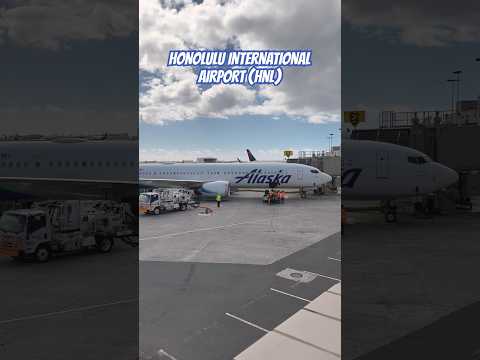 Alaska Airlines Airplane at HNL | Honolulu International Airport, Oahu, Hawaii, USA