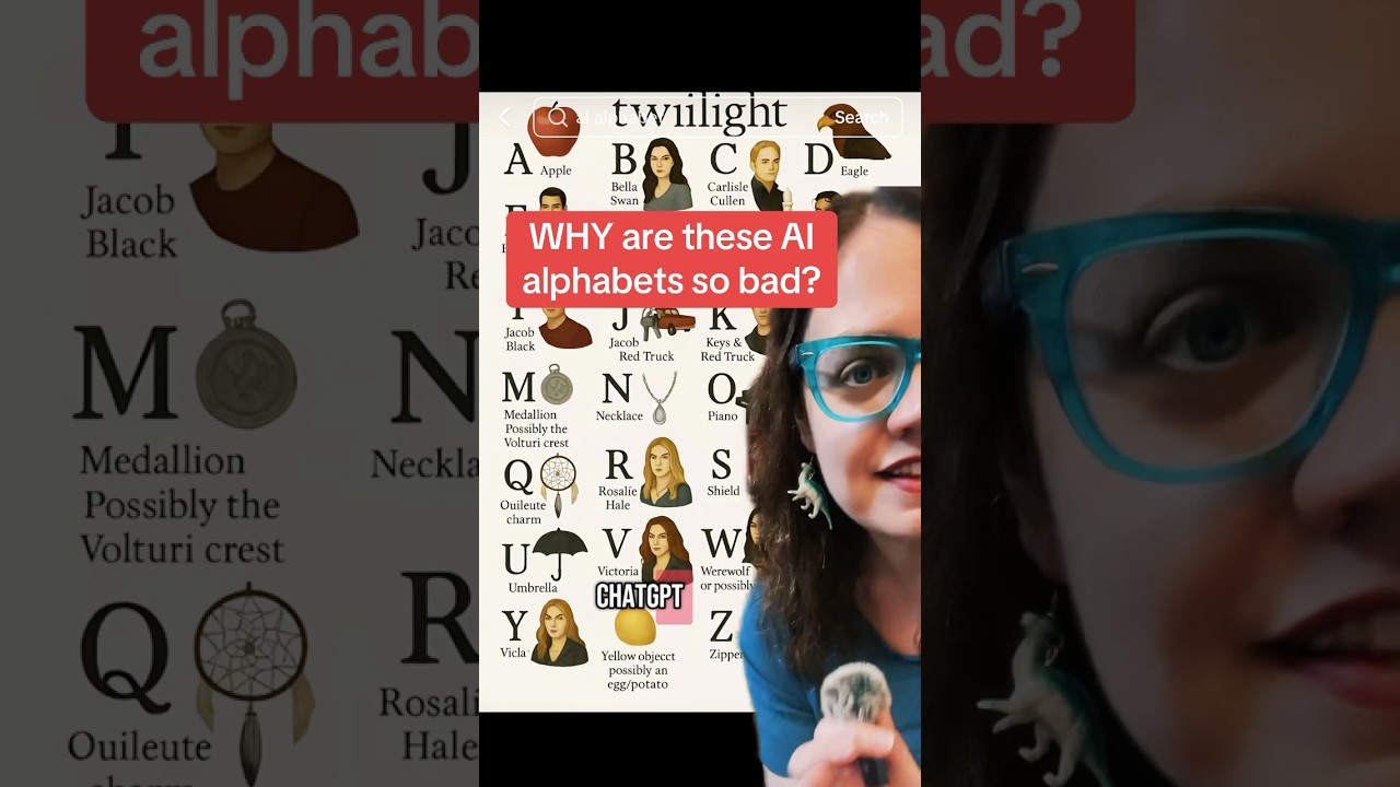 Why does generative AI like ChatGPT garble text so badly? Visual alphabets as an example!