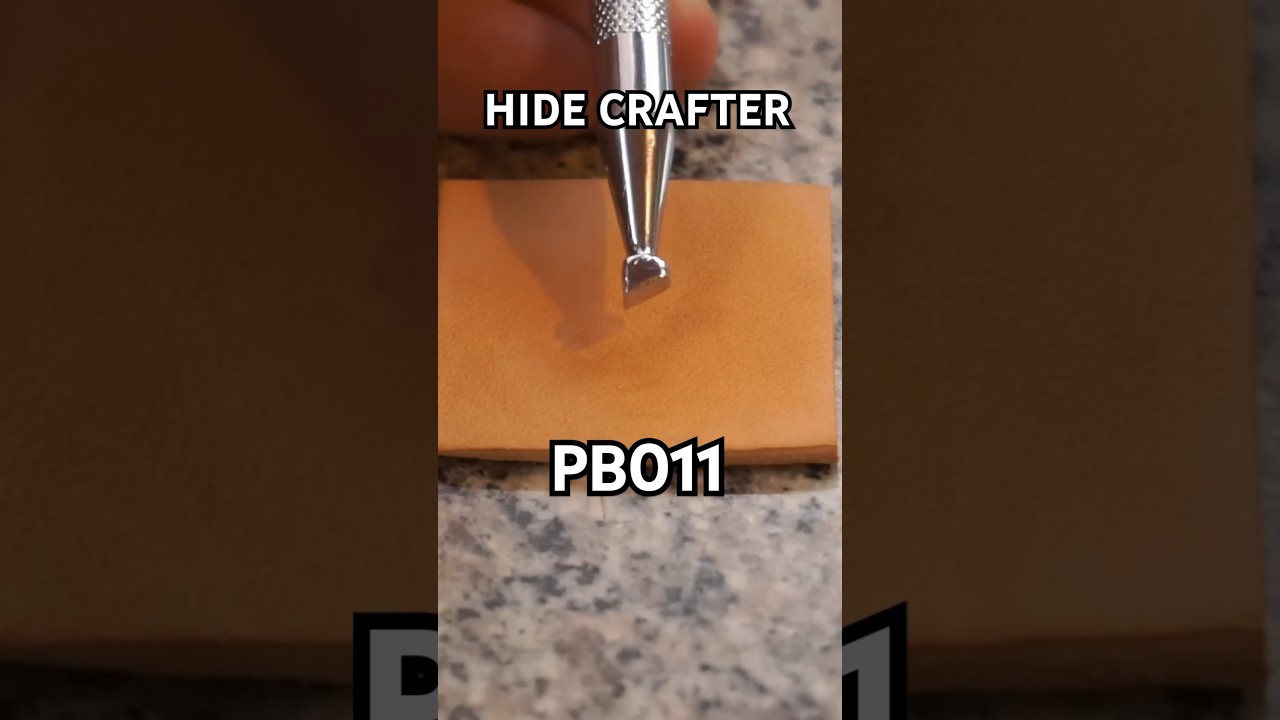Hide Crafter PB011 Bevel Stamp Demo 🛠️