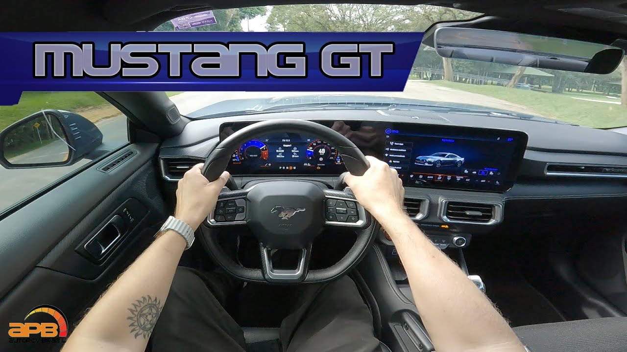 2025 Ford Mustang GT Performance V8 Test Drive 🇧🇷