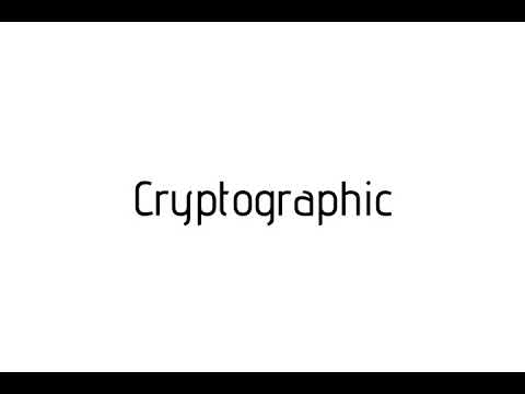 How to pronounce Cryptographic / Cryptographic pronunciation