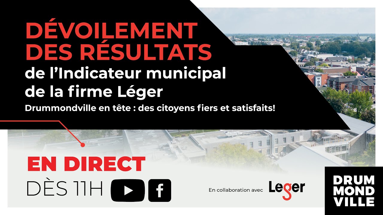 Résultats de l'Indicateur Municipal : Drummondville en Tête et Citoyens Satisfaits 🎉
