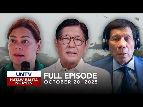 UNTV: Hataw Balita Ngayon | October 20, 2025