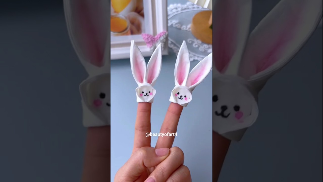 DIY Paper Rabbit Ring π