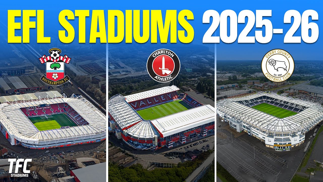 EFL Championship Stadiums Ranked 2025/26 ๐๏ธ