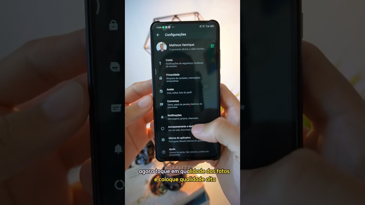 Função HD do WhatsApp 📱