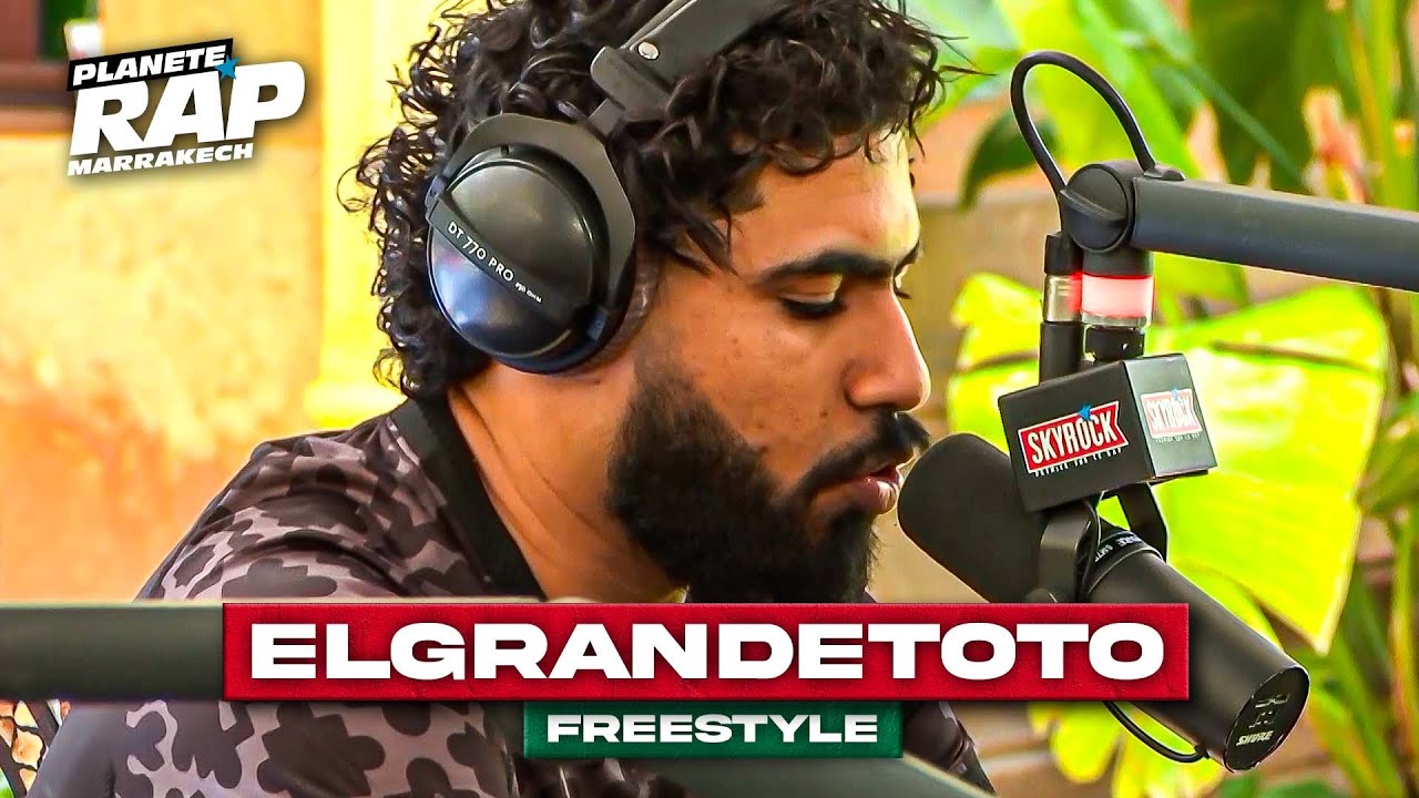[EXCLU] ElGrandeToto Live Freestyle on Planète Rap 🎤 - New Project Premiere