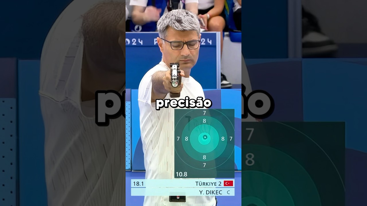 O Atirador Mais Frio da História Olímpica🥶️ (Yusuf Dikec) #meme #yusufdikec #olimpiadas #viral