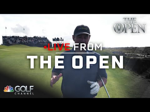 Johnson Wagner SKULLS right into grandstand with crowd watching | Live From The Open | Golf Channel