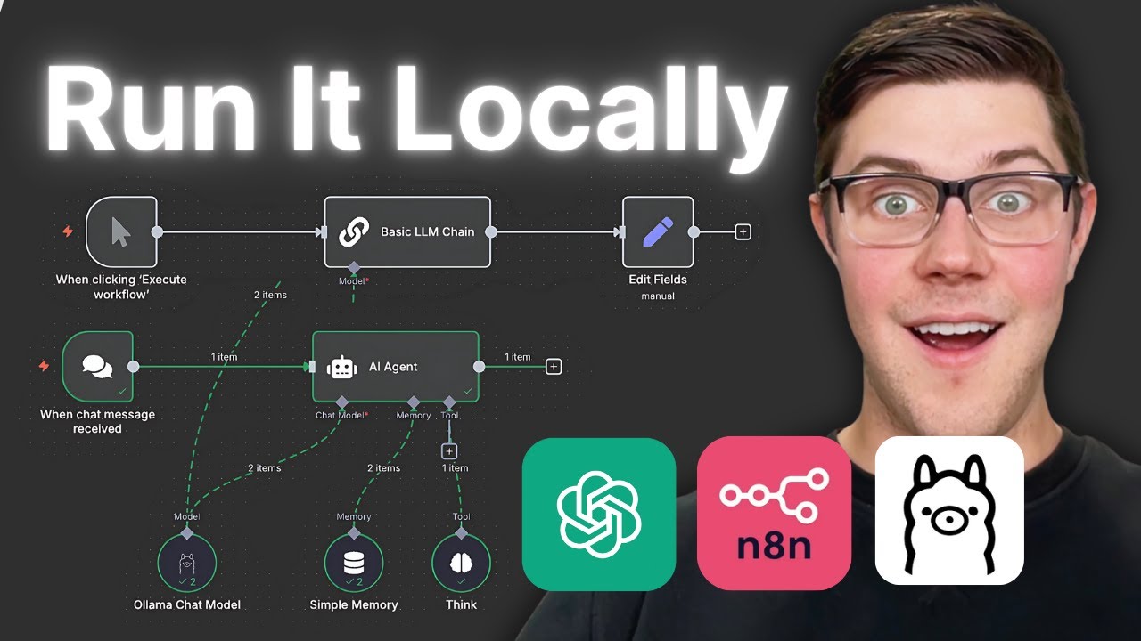 Create a Local AI Agent with GPT-OSS, Ollama & n8n 🚀