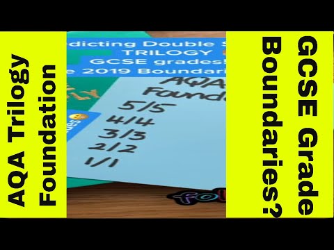 #shorts Grade boundaries 2019 AQA - Could GCSE 2021 be similar? Foundation Tier Combined/Trilogy