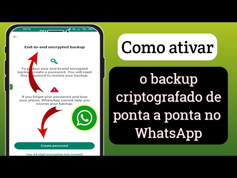 Como ativar o backup criptografado de ponta a ponta no WhatsApp (2024)