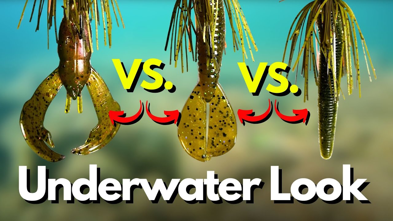 Learn to MASTER Selecting a Jig Trailer (Side-by-Side Underwater)