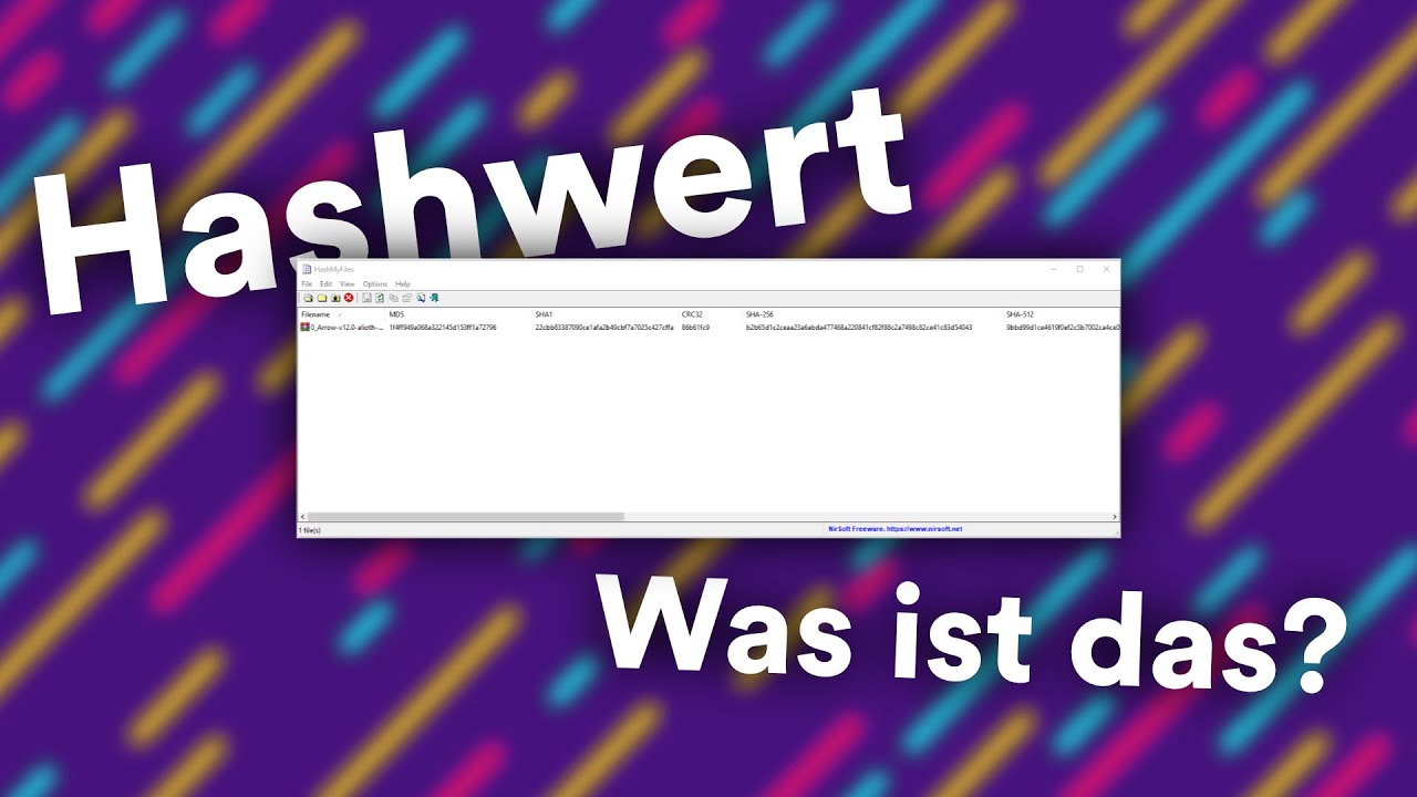 Was ist ein Hashwert? Einfach erklärt in 60 Sekunden! 🔐
