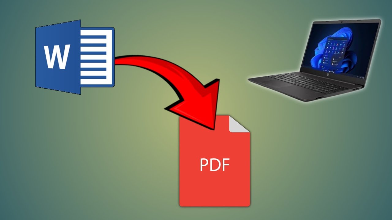 Laptop Par Word File Ko PDF Mein Kaise Convert Kare? आसान तरीका सीखें 🖥️