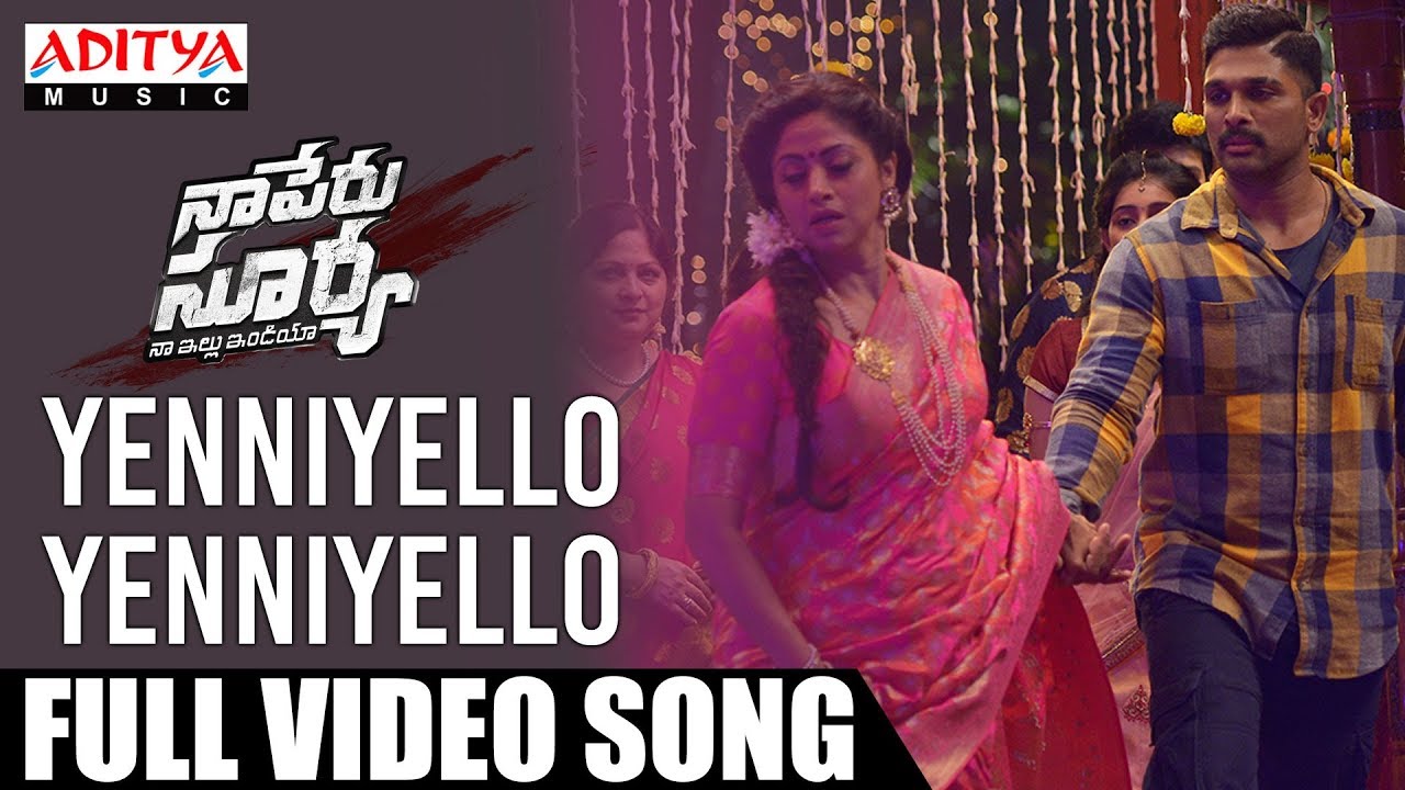 Yenniyello Yenniyello Full Song | Naa Peru Surya