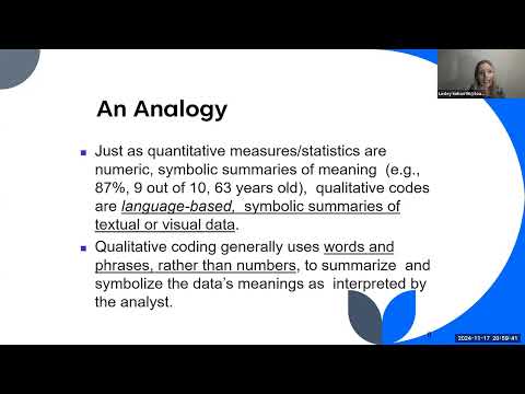 Coding and Codebook Development: Thematic Analysis