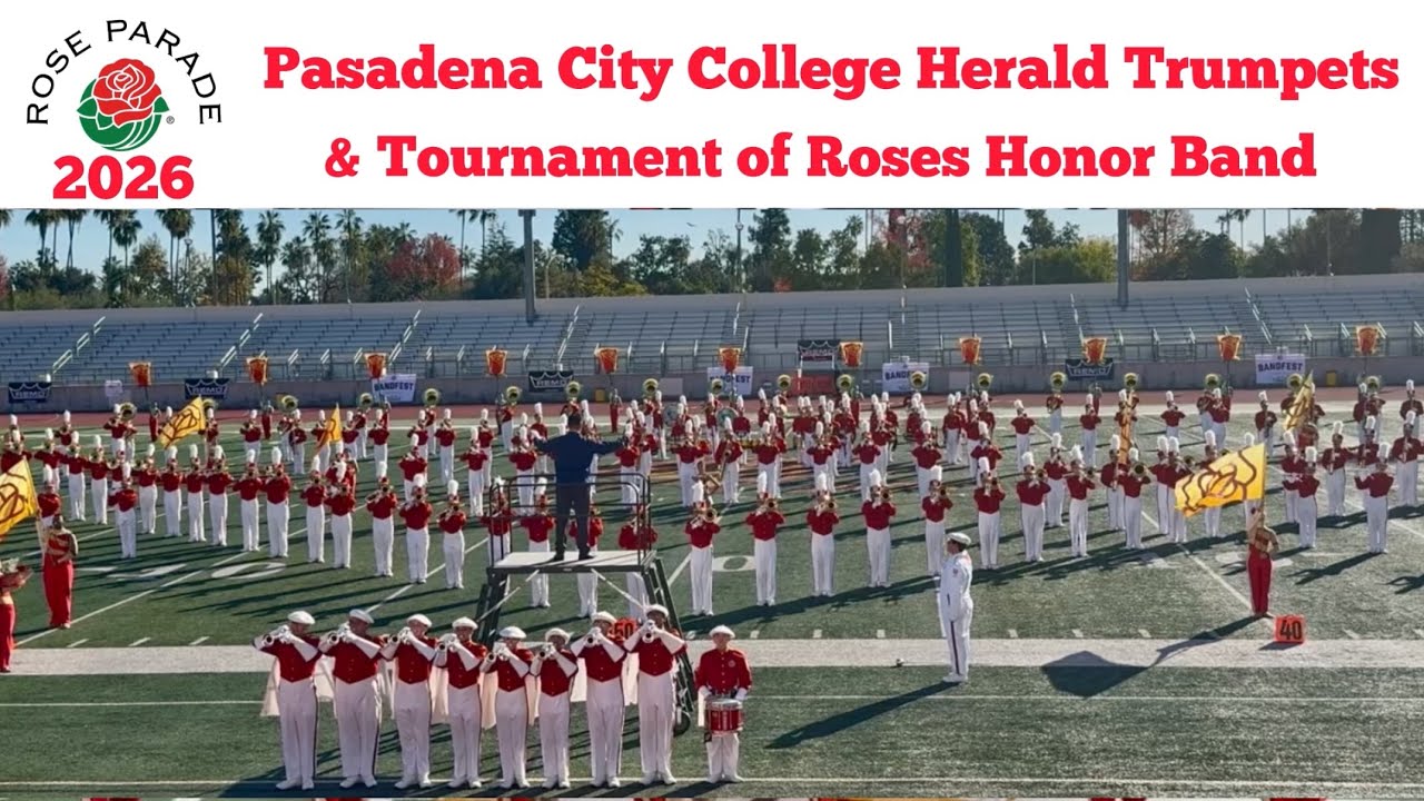 Rose Parade BANDFEST 2026: PCC Honor Band & Trumpets 🎺