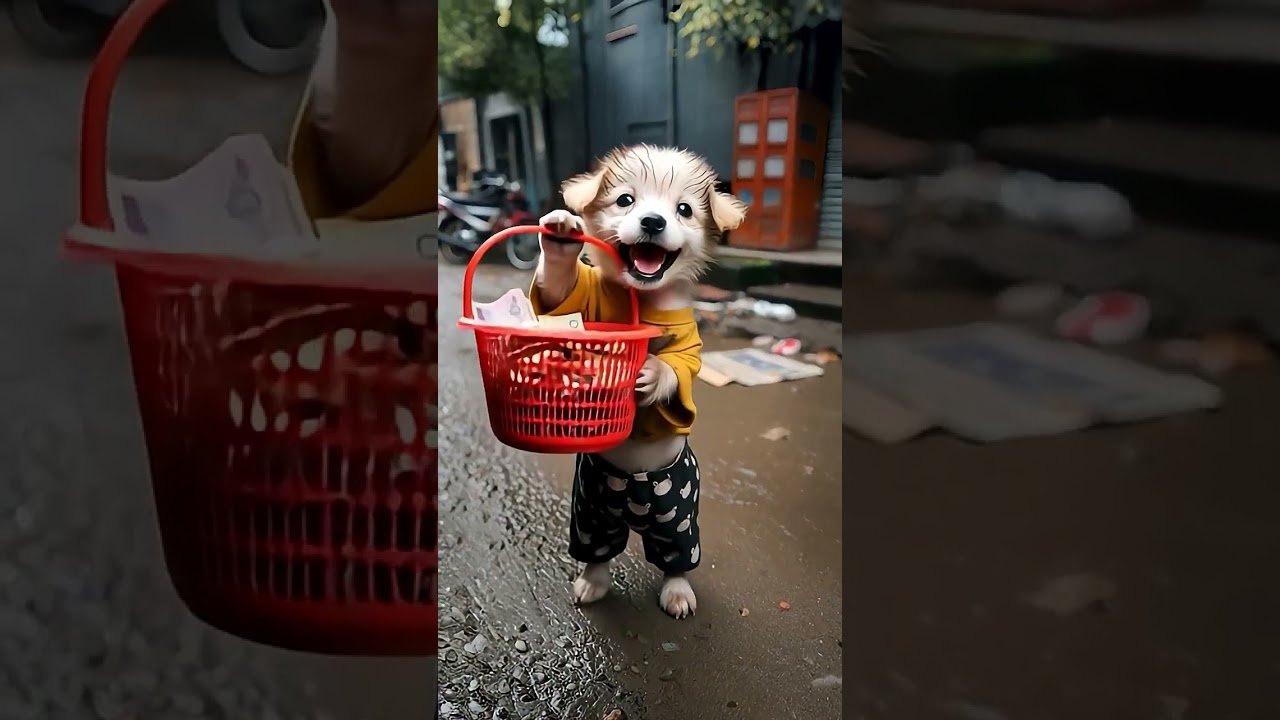 Inspiring Puppy Turns Hard Work into Riches! 🐶✨