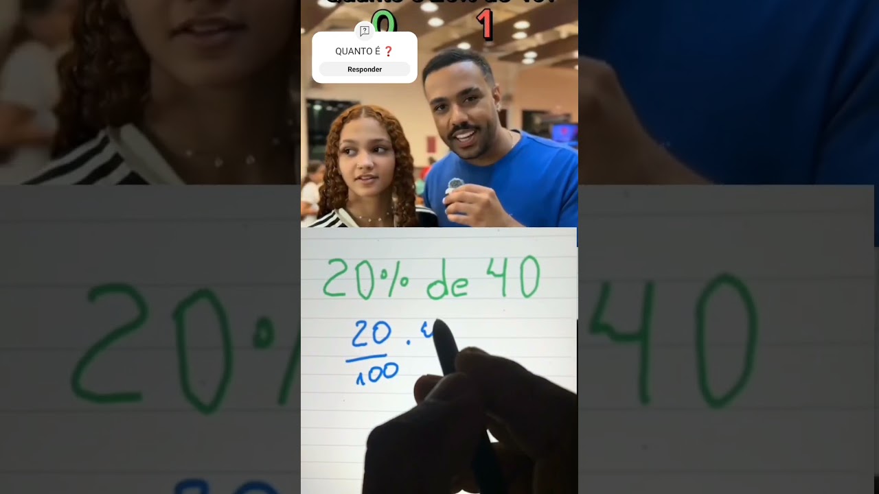 Descubra Como Calcular 20% de 40 de Forma Fácil! 📊