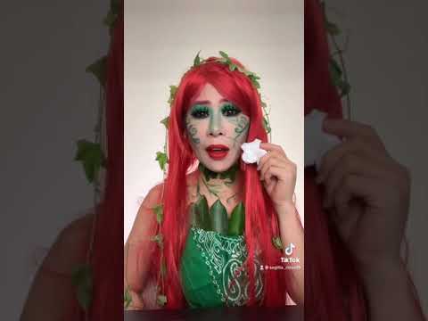 Poison Ivy Makeup Look 🌿