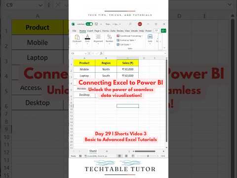 Convert Excel to Power BI in Minutes! π₯ Unlock Powerful Insights Today DAY 29, Video 3 #powerbi