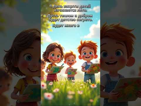 1 ИЮНЯ!!! 🎈 #shorts #цитаты #1июня #ДеньЗащитыДетей #детство #радость #лето #праздник