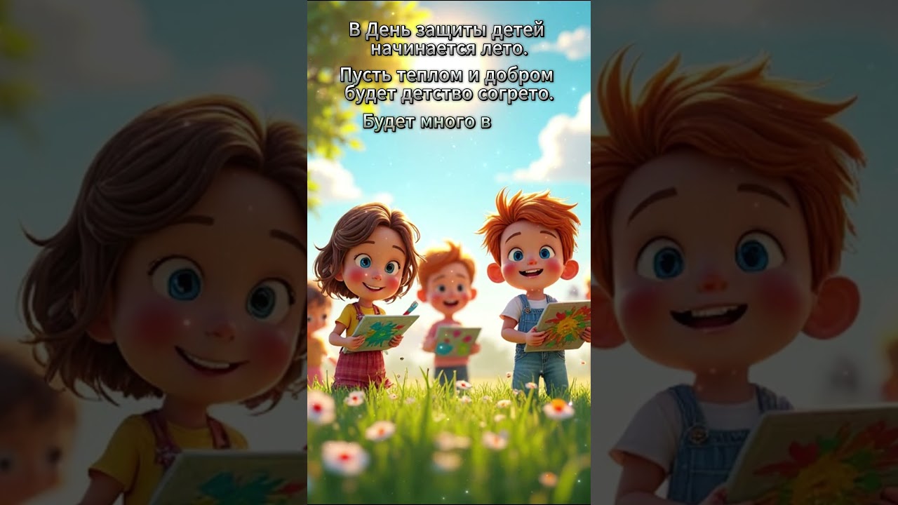 1 Отметьте 1 июня: День защиты детей и радость детства! 🎉