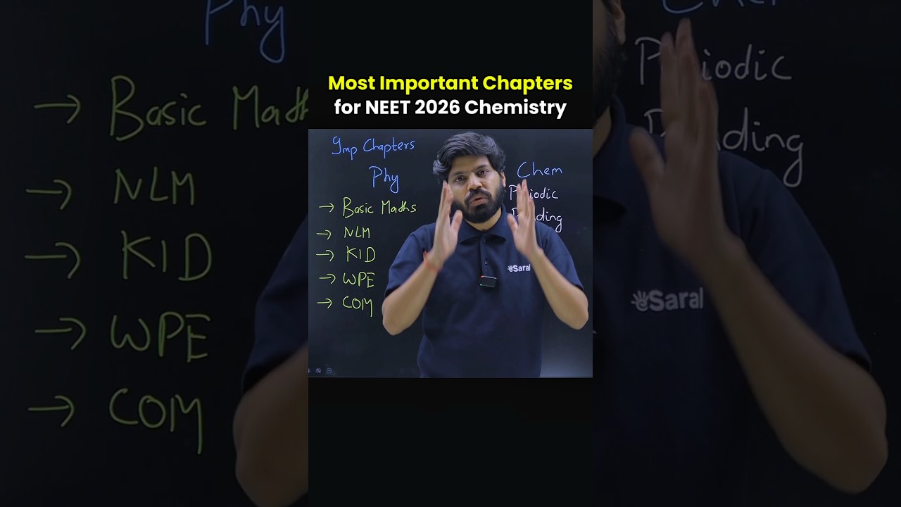 NEET 2026 Chemistry: 5 Key Chapters to Score 160+ Marks! 🔥