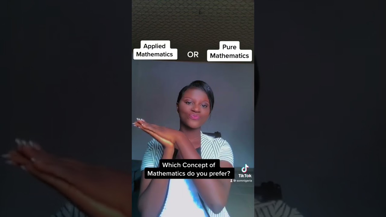 PURE MATHEMATICS vs. APPLIED MATHEMATICS: Which One Is Your Team? π€