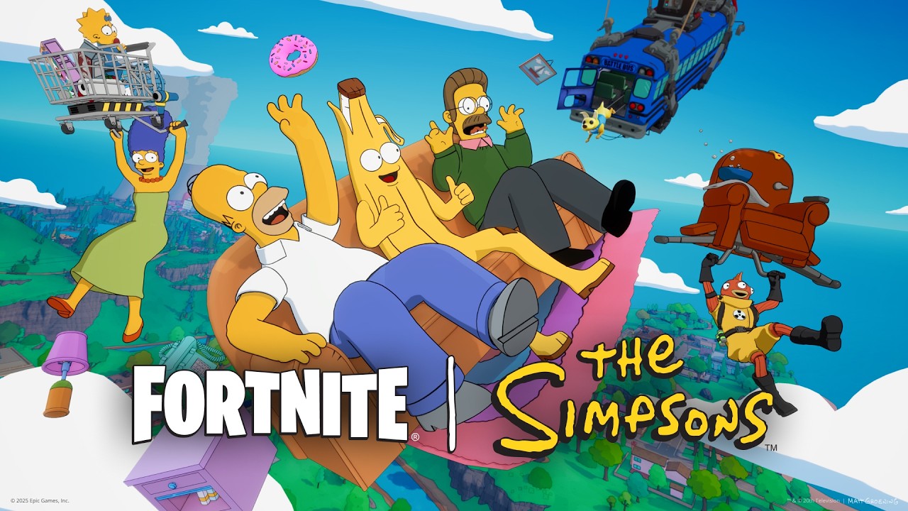 Springfield Meets Fortnite! 🏆 Discover the New Season & Explore the Simpsons World
