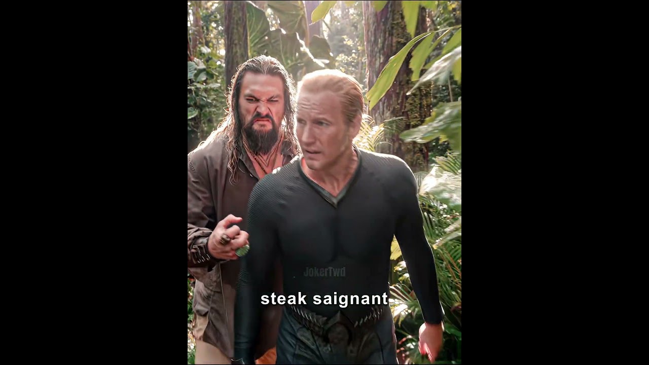 Aquaman discute nourriture avec son frère 🍽️