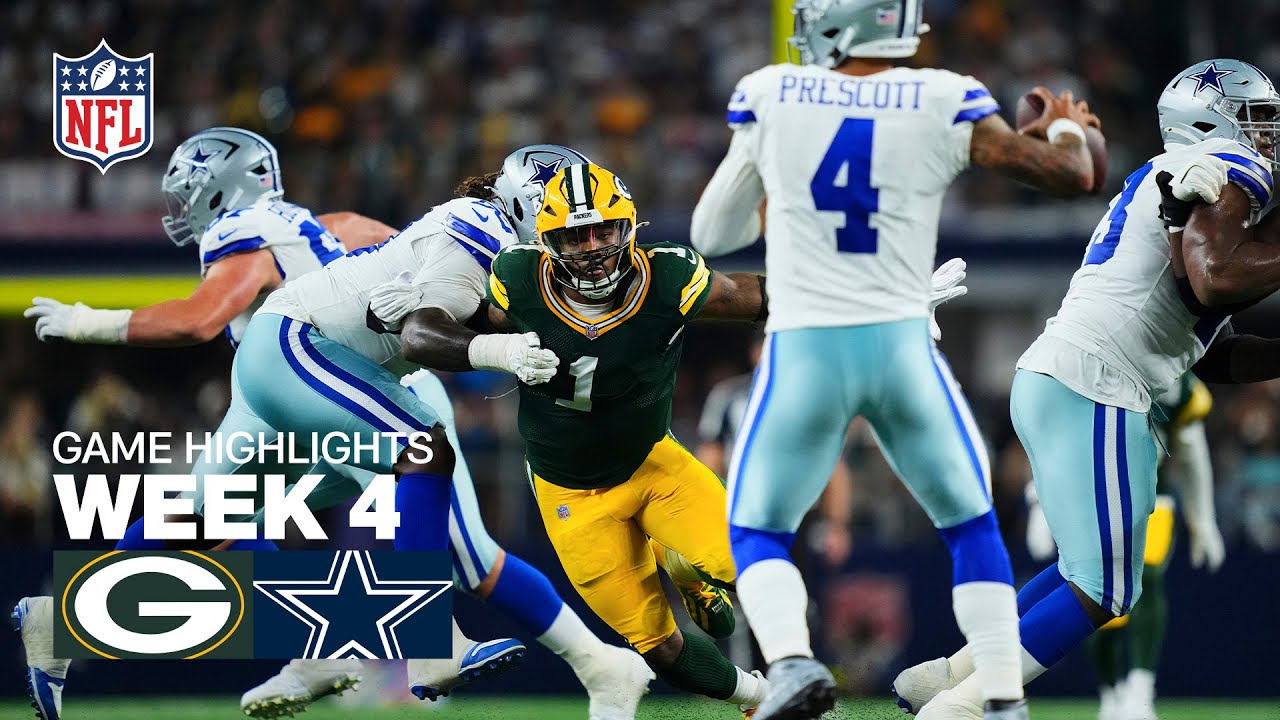 Green Bay Packers vs Dallas Cowboys | Exciting Week 4 NFL Highlights 2025 🏈