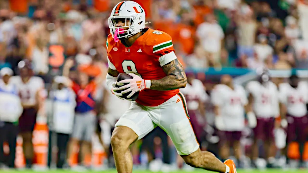 Elijah Arroyo 2024 Season Highlights & All Targets | Miami Tight End NFL Draft Film ๐