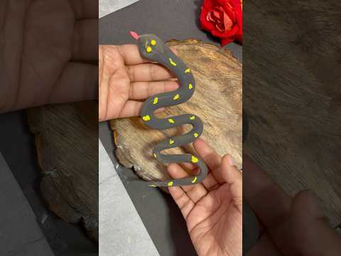 DIY Snake with clay #shorts #youtubeshorts #craft #kidsvideo #kidsfun #kids #clay #snake