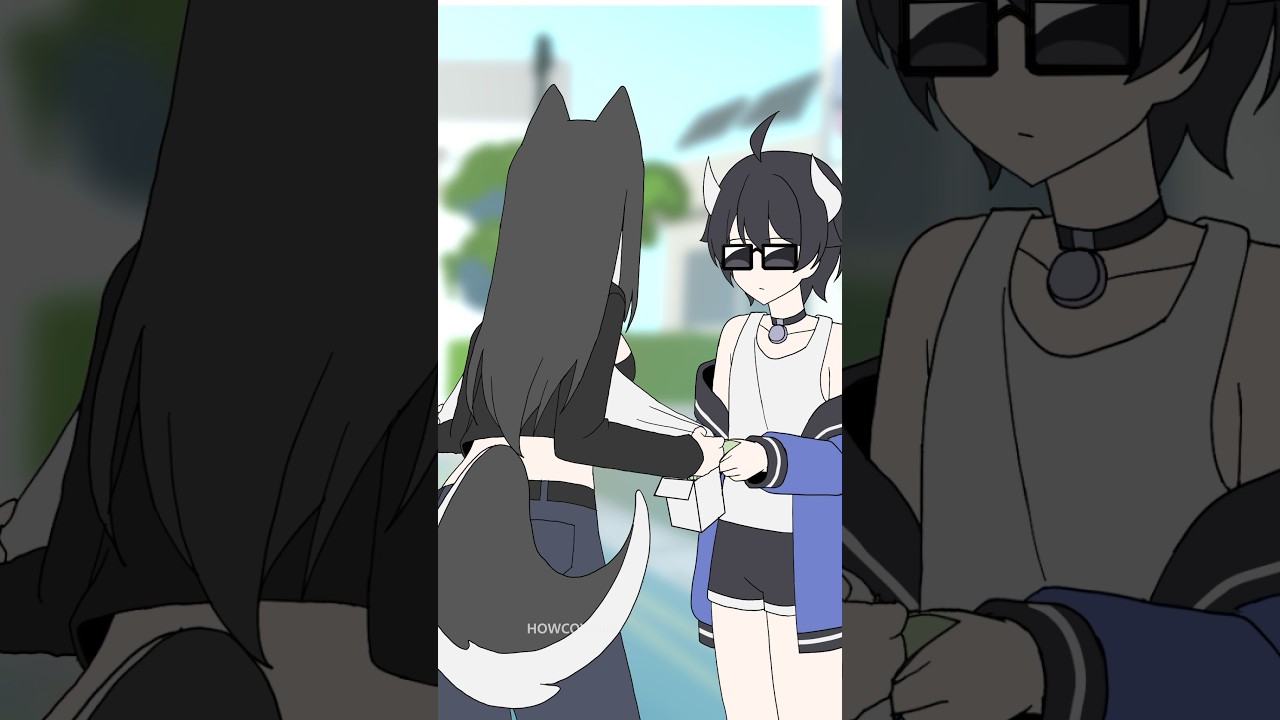 앞이 안 보여서 연기하는 거야? 😂 | 웃긴 애니메이션 Meme