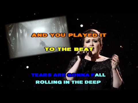 Adele - Rolling In The Deep (Instrumental / Karaoke) with backing vocals