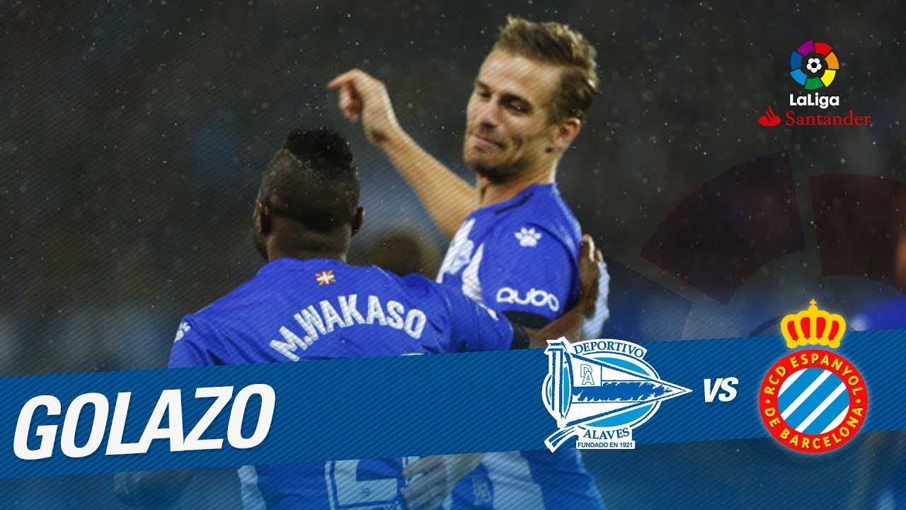 ¡Golazo de Christian Santos para el 1-0 en Alavés vs Espanyol! ⚽