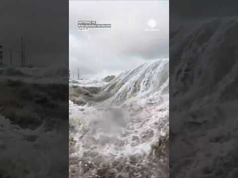 Man Knocked Off Sand Dune by 10-foot Wave