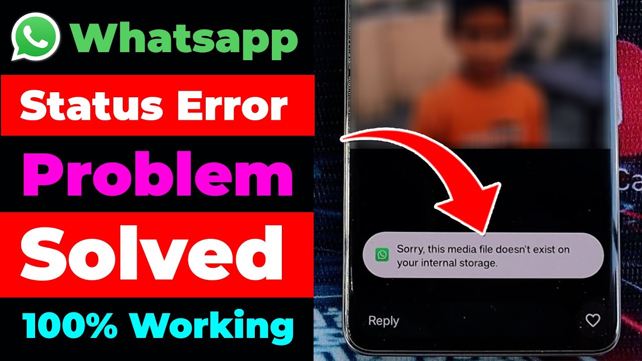 WhatsApp Sorry This Media File Doesn't Exist | Problem Solved | How to fix whatsapp download failed