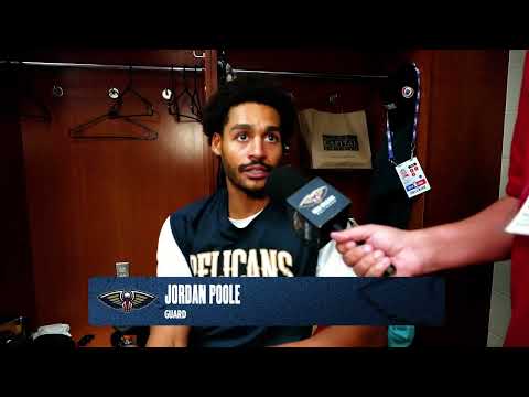 Jordan Poole | Pelicans-Magic Postgame | 2025 NBA Preseason
