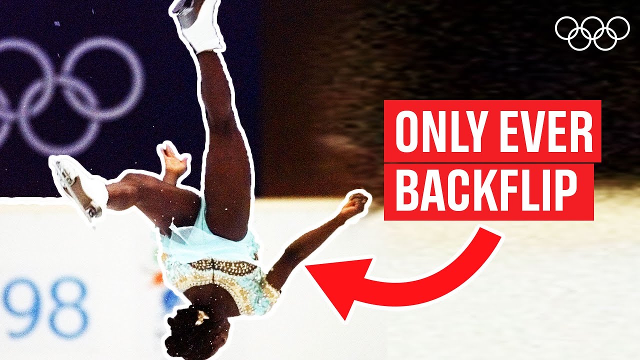 Historic Moment: Surya Bonaly Performs Stunning Backflip at 1998 Winter Olympics ❄️