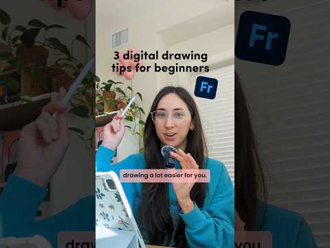 3 tips that will make drawing in #adobefresco a lot easier (beginner friendly) ✏️💗