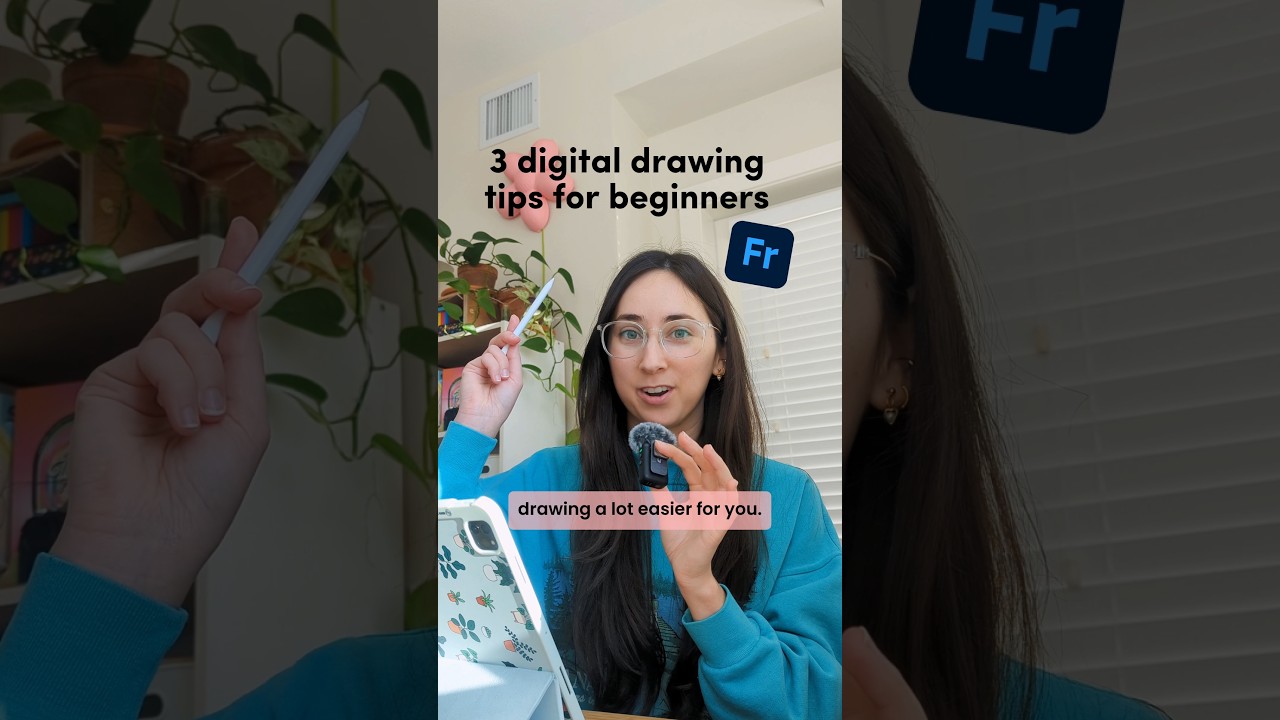 3 Easy Tips to Master Drawing in Adobe Fresco for Beginners ✏️