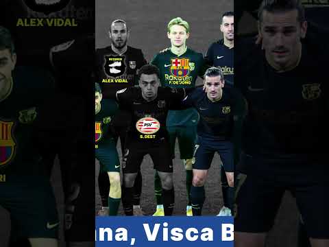 Squad Team FC Barcelona Season 2020/21 #vanshikahapur