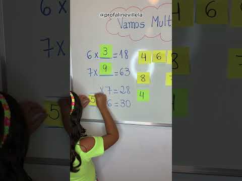 DICA PARA TRABALHAR A MULTIPLICAÇÃO/ TABUADA LÚDICA/MATEMÁTICA DIVERTIDA