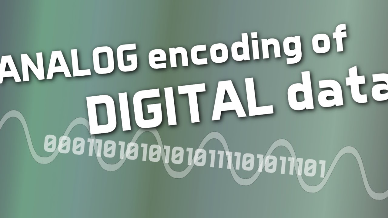 Analog Encoding of Digital Data 📡